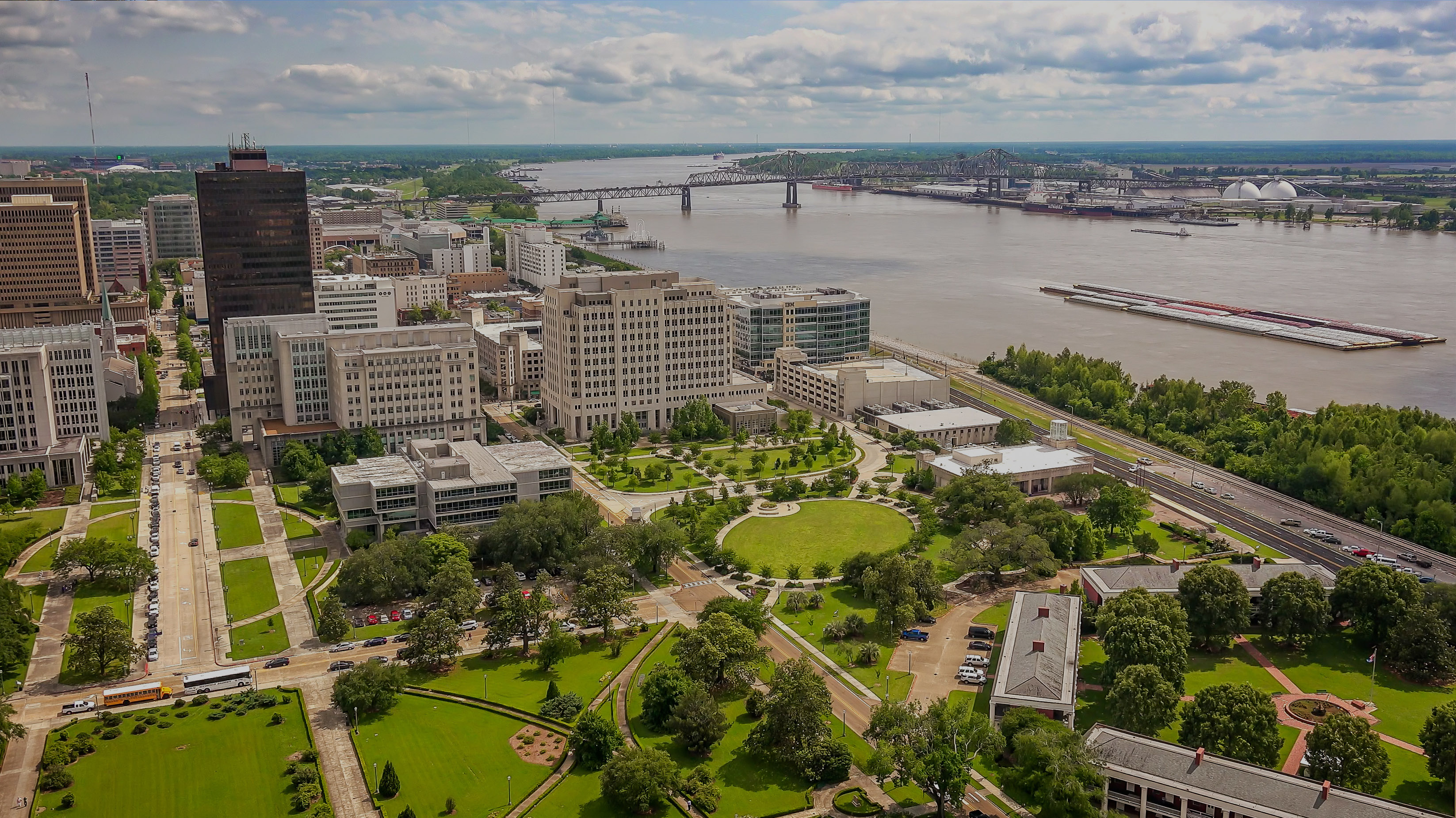 Downtown Baton Rouge Louisiana Skyline